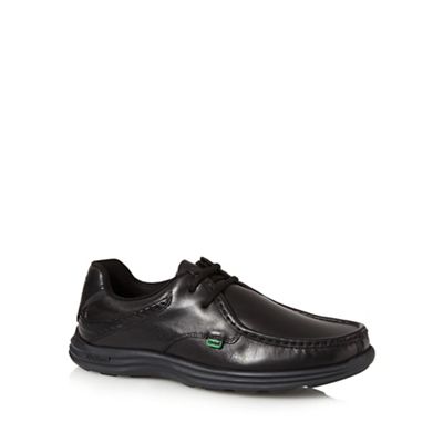 Kickers Black 'Reason' leather shoes